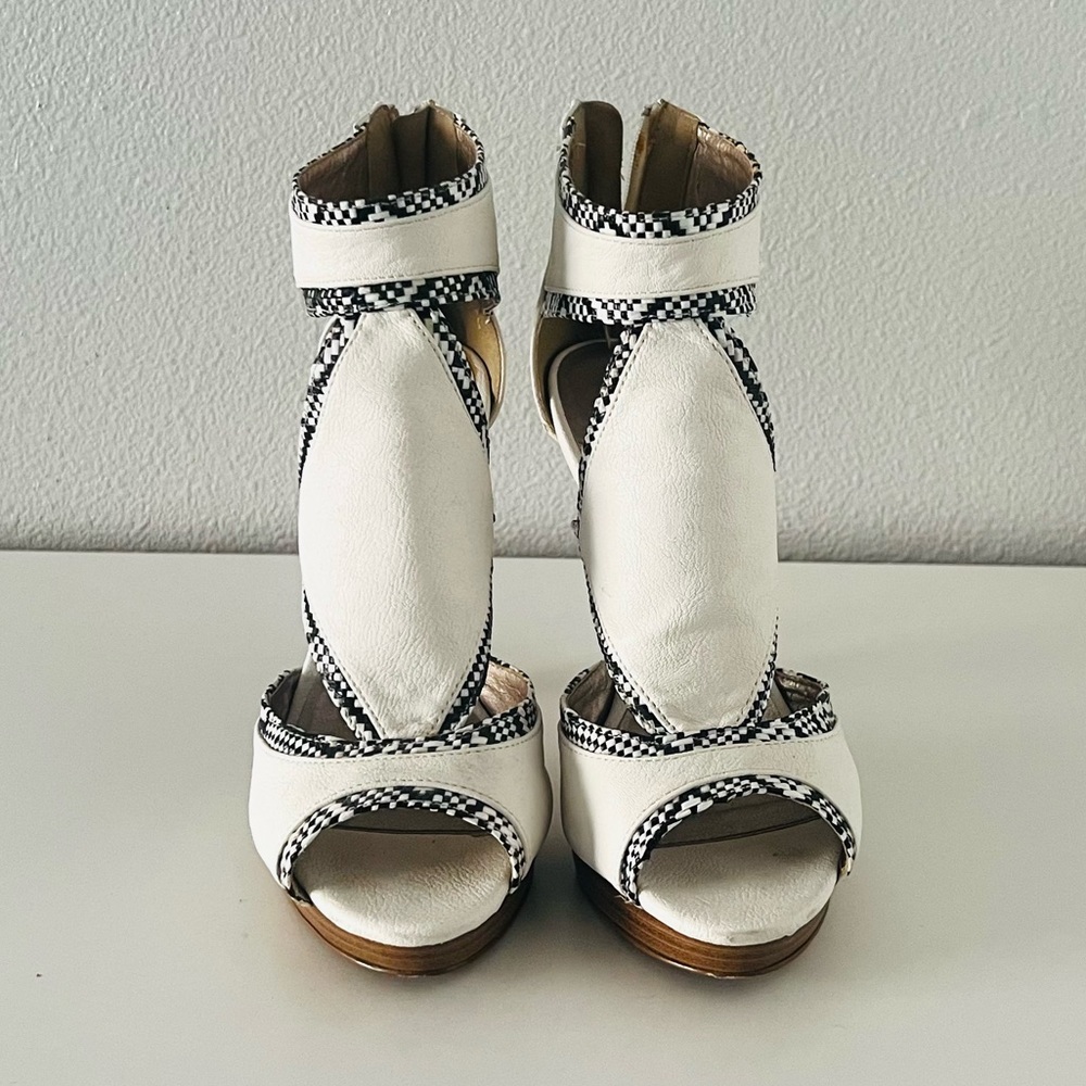 Peep Toe Platform Heels - Picture 3 of 5